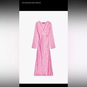 V neck Long Sleeve Dress